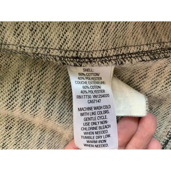 Merona Medium Peacoat Womens Large Buttoned with Belt Gently used condition - Picture 4 of 6